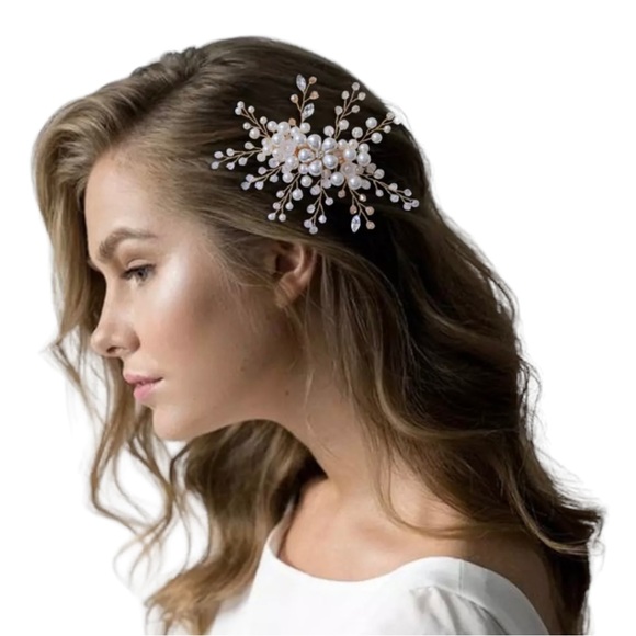 Bridesmaid Hair Pins, Bridesmaid Hair Accessory, Bridal Party Gift, Gift… - Picture 2 of 2